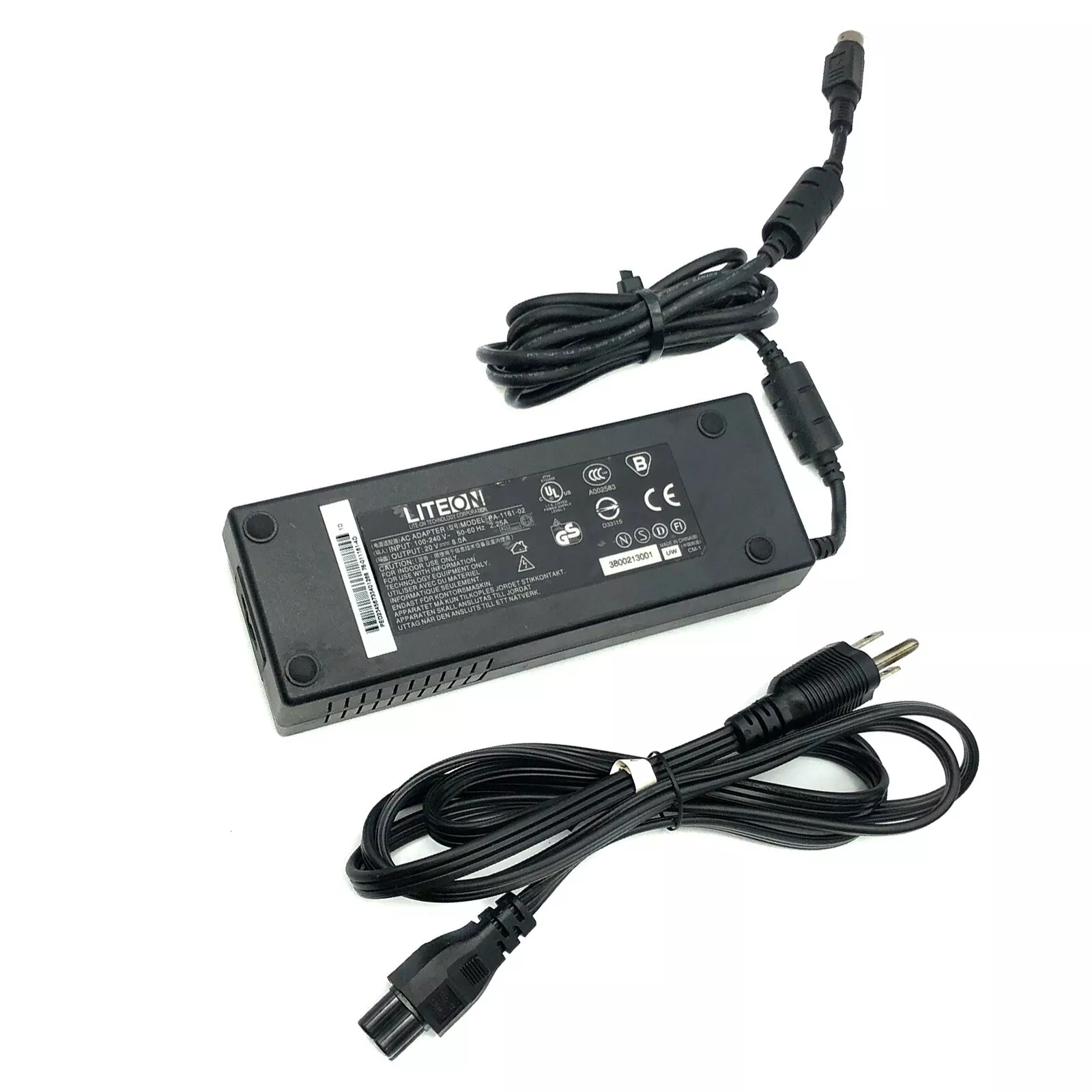 *Brand NEW*Genuine LiteOn 4-PIN 160W 20V 8A AC/DC Adapter PA-1161-02 Power Supply